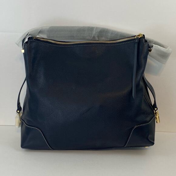 NWOT Michael Kors leather navy blue shoulder bag - Picture 2 of 7
